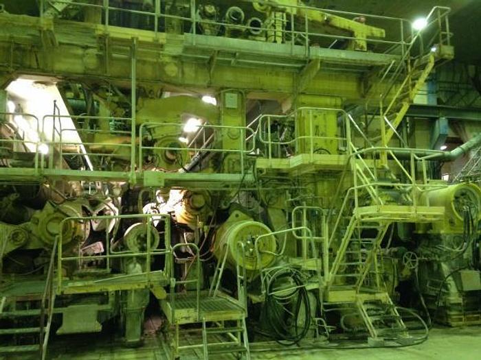 Used 262" (6.65M) TRIM SC/NEWSPRINT PAPER MACHINE SPEEDFORMER 400 TPD 3280 FPM (1000 MPM)