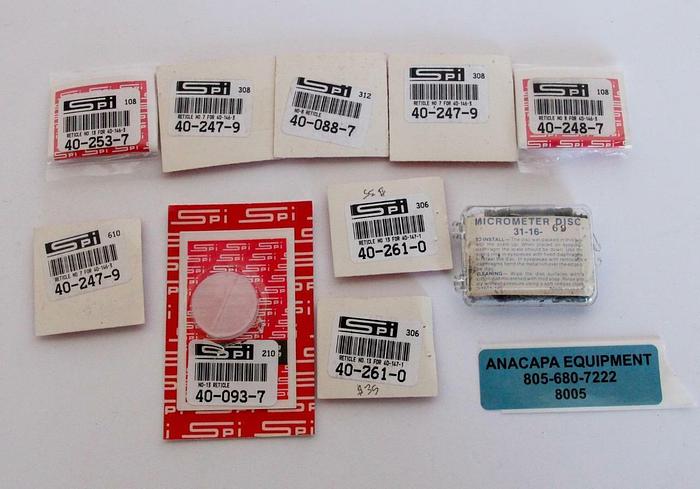Used SPI 40-261-0, 40-247-9, 40-248-7, 40-253-7, Reticles New Lot of 10 (8005)W