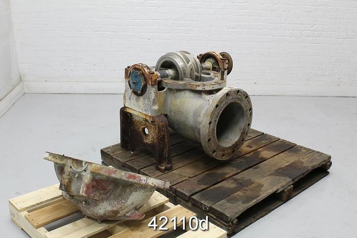 Used Goulds 3405 10x12x12 Split Case Pump, Stainless Steel Casing #42110