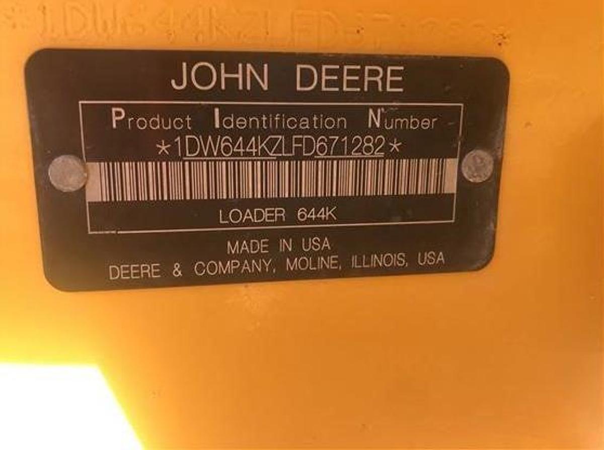 Used 2015 DEERE 644K