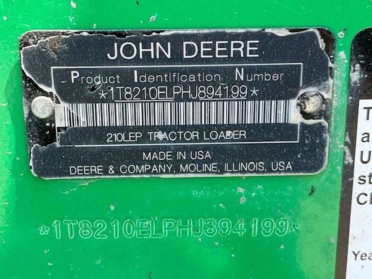 Used 2017 DEERE 210LEP