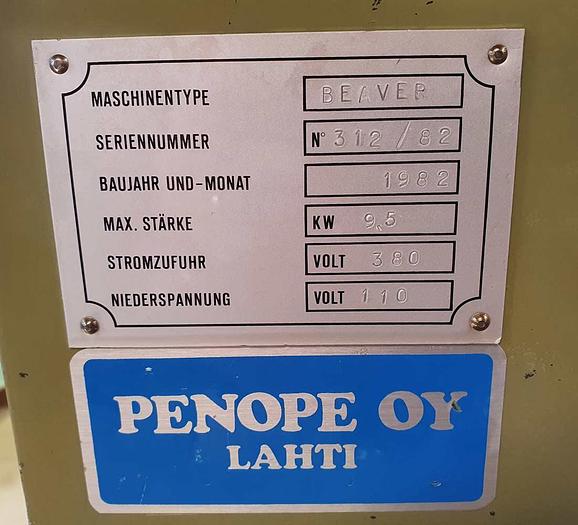 Used 1982 Biesse BIESSE - multispindle boring machine   model BEAVER