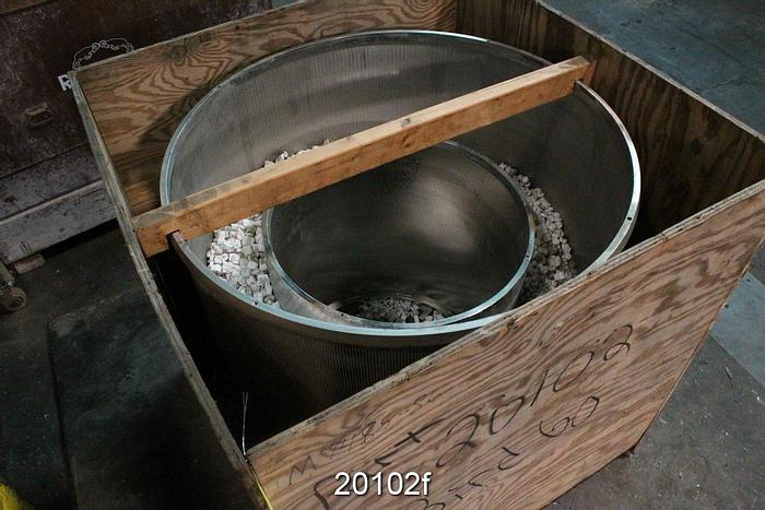 Unused Bird 60 Inner Pressure Screen Basket, .094" Holes, (Unused--Screen Made By Gauld #4934) #20102