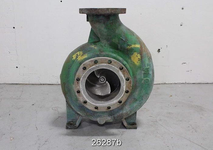 Used Goulds 3175 Goulds 3175, 8X10X18H, 2 Vane Impeller, 18" Impeller Diameter, Stainless Steel Impeller, Stainless Steel Casing, Stainless Steel Suction Side Plate, Stainless Steel Stuffing Box, Packing #26287