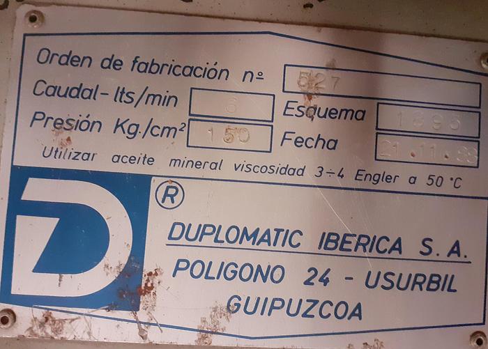 Usado Grupo hidráulico DUPLOMATIC IBERICA