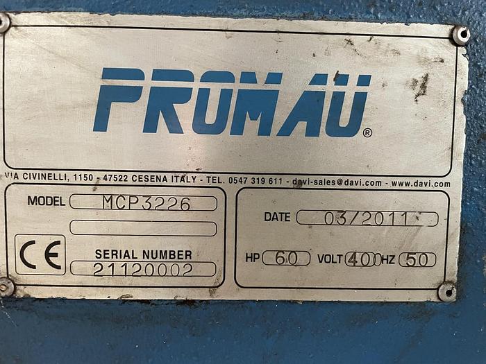 Used BRUGT PROFILVALSE FABRIKAT DAVI, MODEL MCP 3226