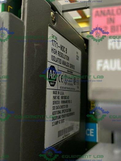 Used Allen-Bradley 1771: A4B CHASSIS, P4S, PLC-5/40C, NOC-B, IFE C, OBN/B