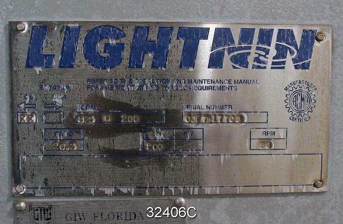 Used Lightnin 825 0 200 Agitator Drive #32406