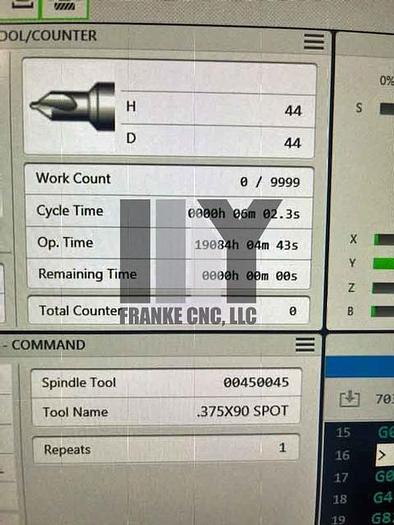 Used DMG MORI NHX 4000 2nd Gen