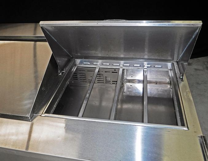 Used USED TURBO-AIR 3-DOOR REFRIGERATED SANDWICH PREP TABLE, MODEL MST-72-30