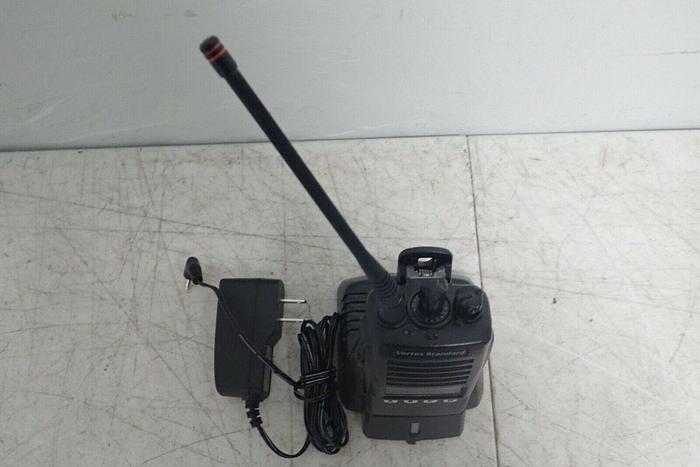 Used Vertex Standard VX-354-G7-5 UHF Two-Way Radio w/ Charger & AC Adapter 788026126651
