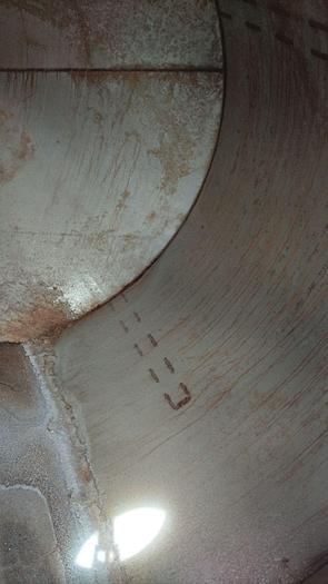 Used Silo, 365 CF, S/st, 8' x 6', 55 Lbs/CF, Auger, #S740292