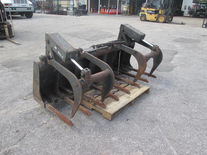 Used Bobcat Skid Steer Grapple Rake