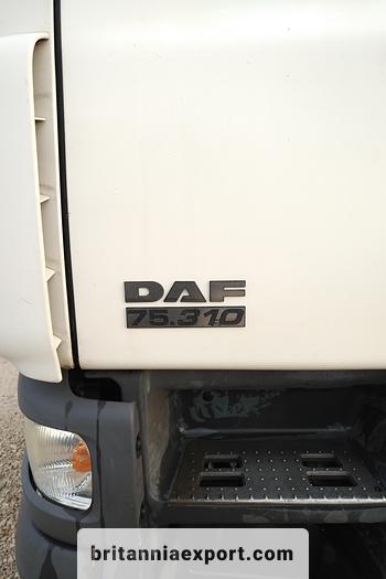 Used 2005 DAF CF 75.310 ZF manual Euro 3 19 ton refrigerated truck