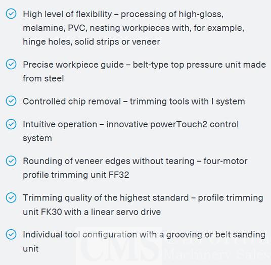 Used Homag EDGETEQ S-500 Edgebander