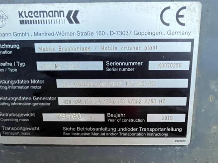 Used 2016 Kleemann MC120