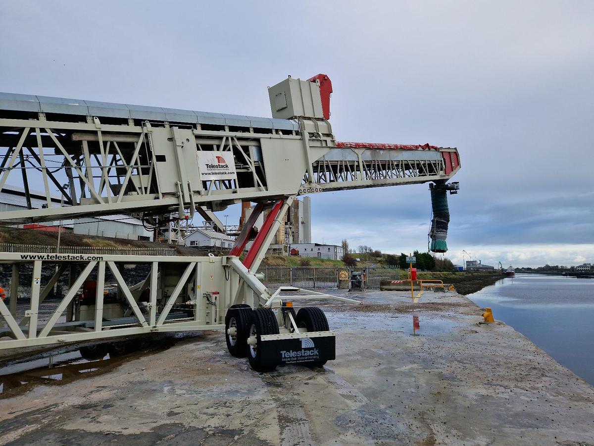 Used TS331 Telescopic Ship Loading Conveyor