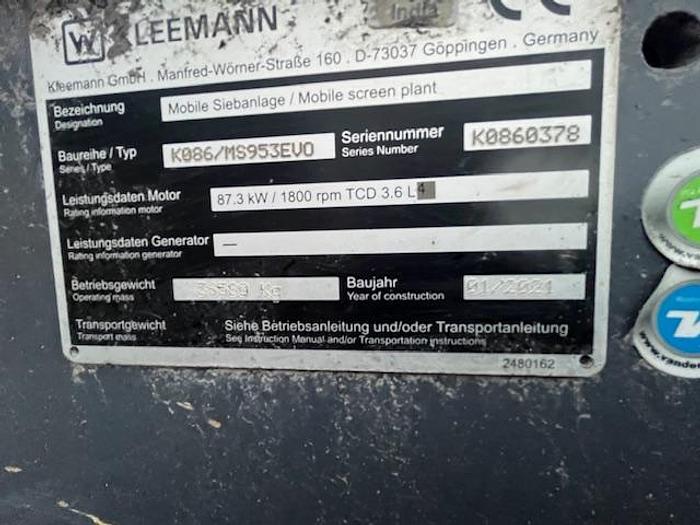 Used 2021 Kleemann MS953 EVO