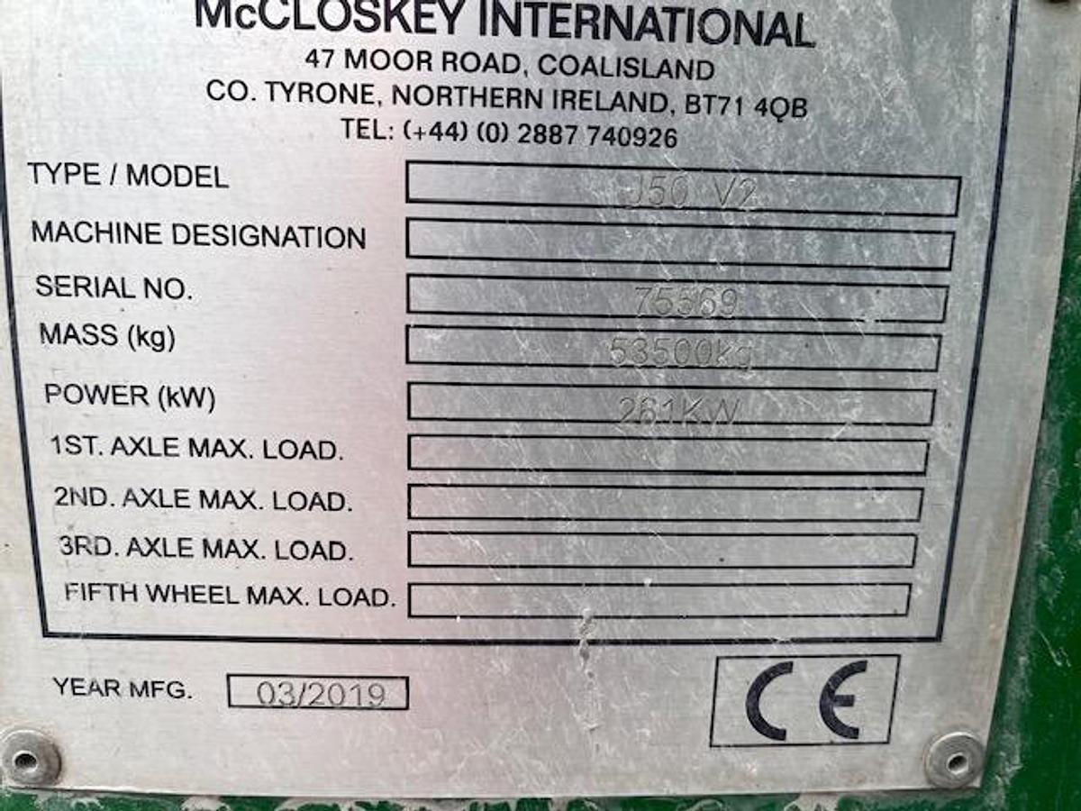 Used 2019 McCloskey J50