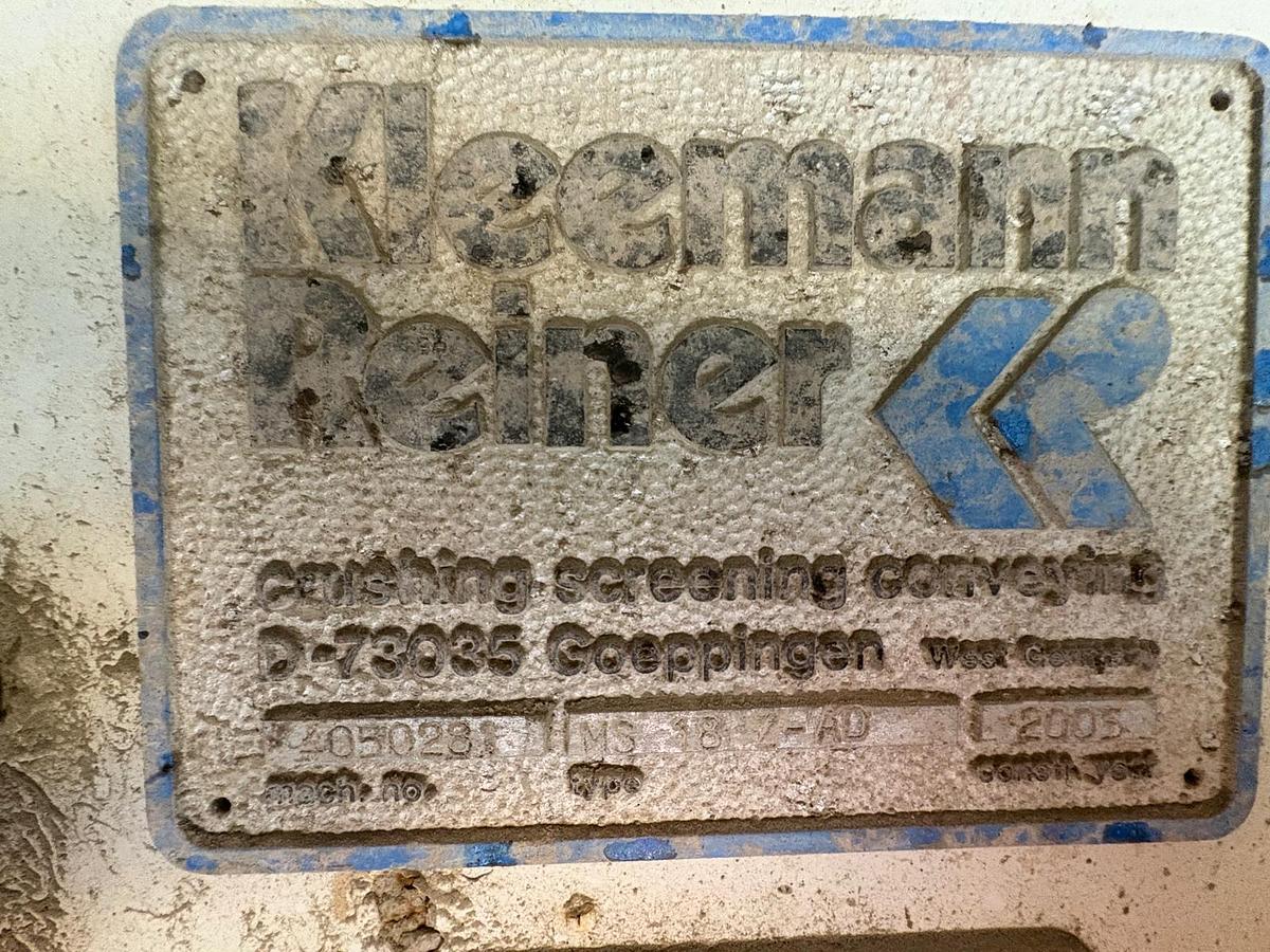 Used 2005 Kleemann Reiner MS18z