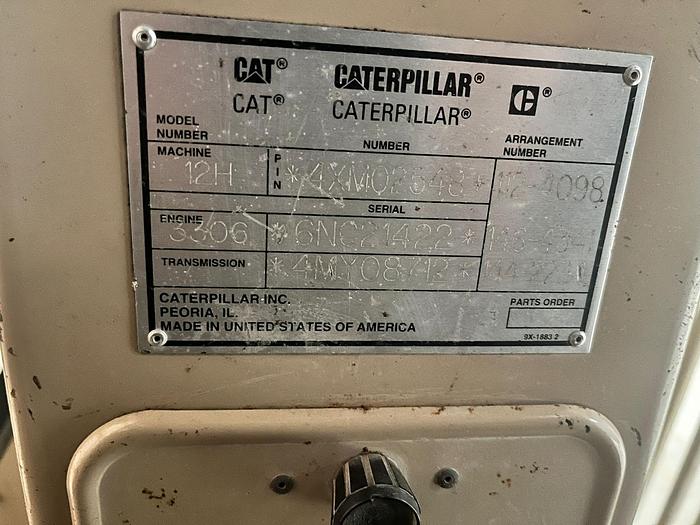 Used 2000 CAT Grader 12H