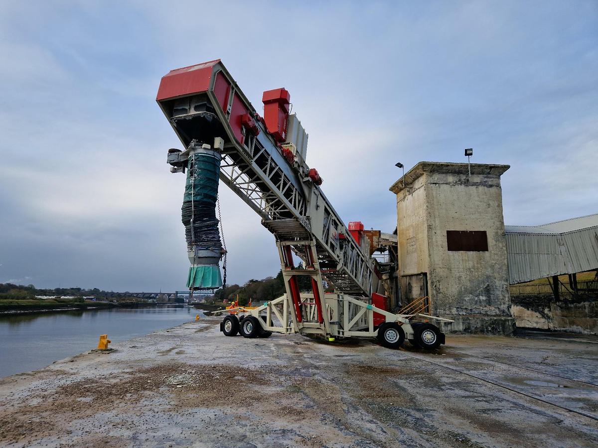 Used TS331 Telescopic Ship Loading Conveyor