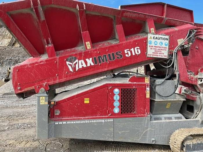 Used 2016 Maximus 516 Heavy Duty Scalping screen