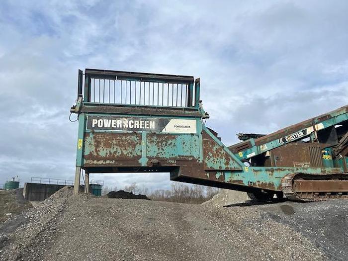 Used 2007 Powerscreen 2100 2 deck Rinsing screen