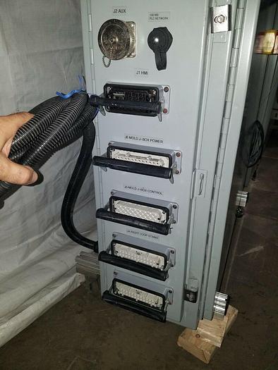 Used PLC controlled linear movement for stock reel feed system stamping press side