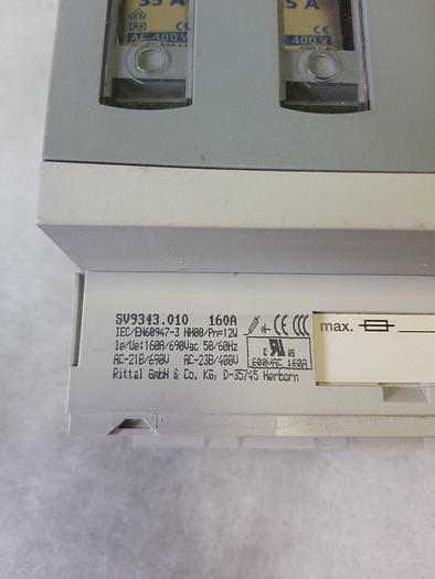 Gebraucht 6 Stk. NH Sicherungslasttrenner, SV 9343.010, Rittal, Gr.00, 160A, gebraucht-Top