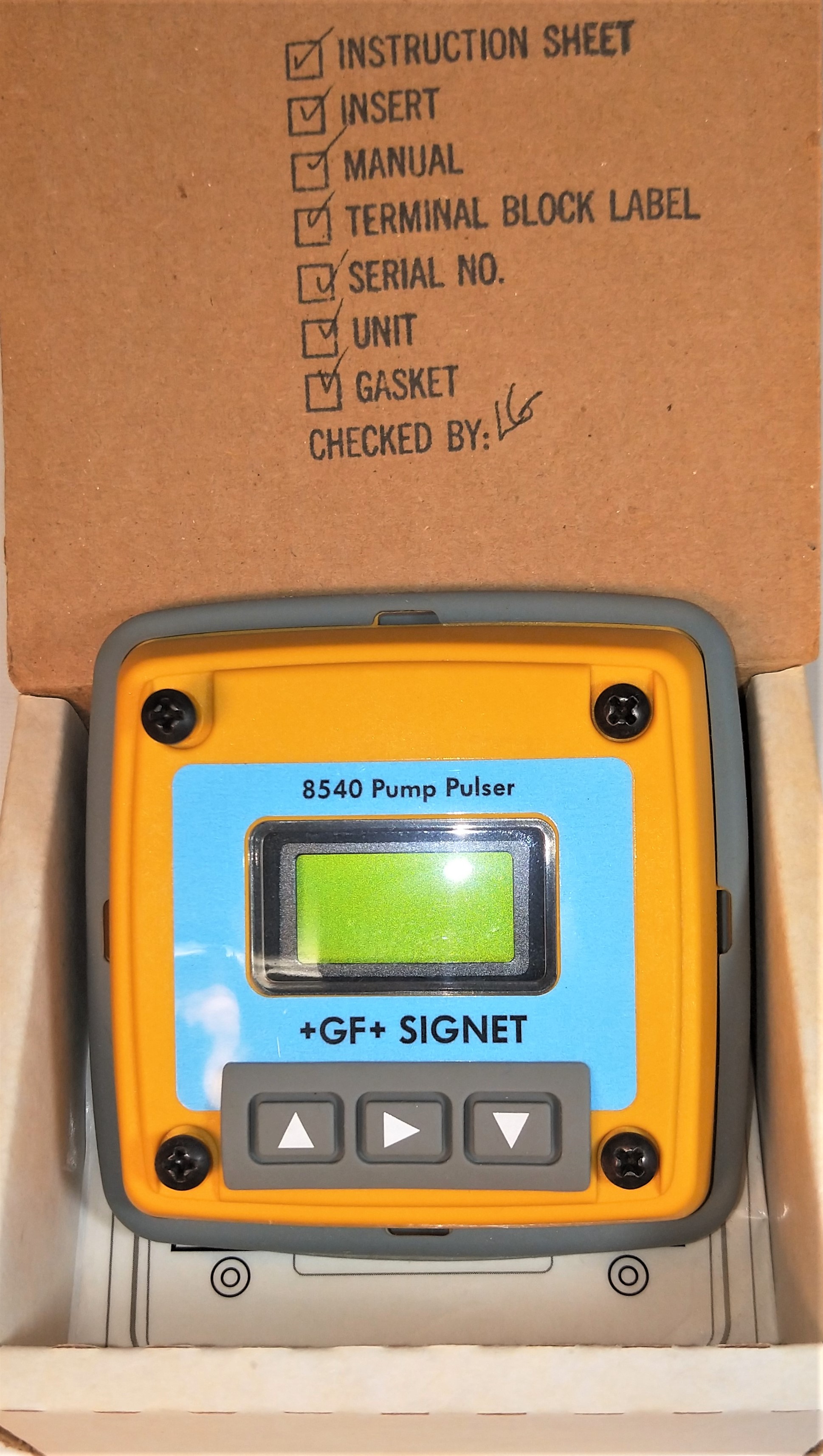 New Open Box (1500) GF Signet 3-8540 Pump Pulser Flow Transmitter