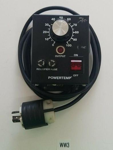 Used *PREOWNED* POWERTEMP PT2415 HEAT CONTROL W/ 2 GBB 15A FUSES 15AMPS 240VAC
