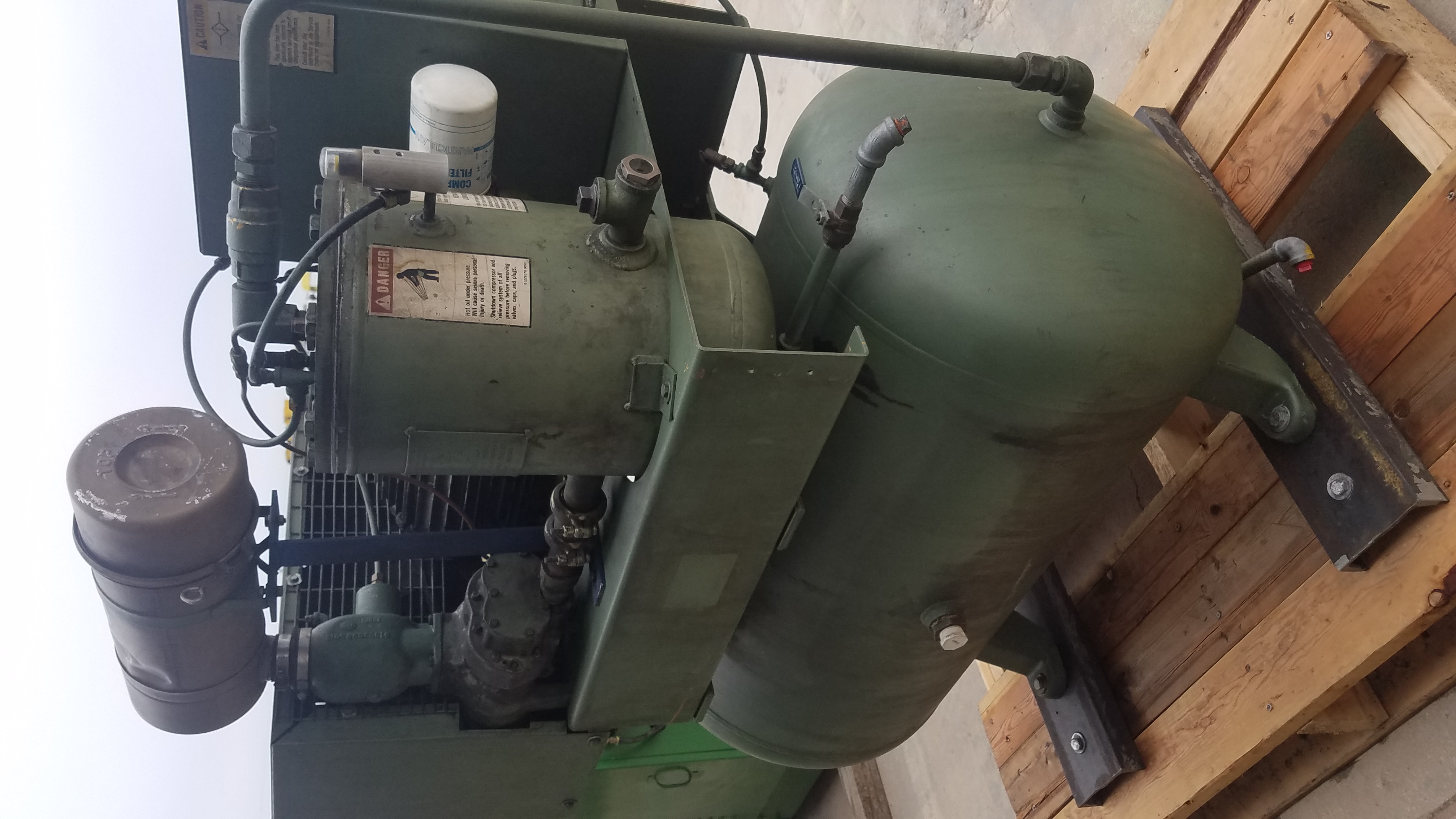 Used 15 HP Joy Twistair Air Compressor