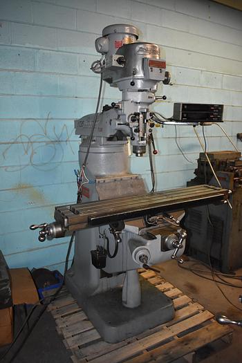 Used BRIDGEPORT "SERIES I" VERTICAL MILL w/DIGITAL READOUTS