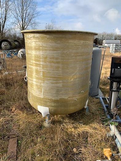 Used 3500 liters glasfibertank