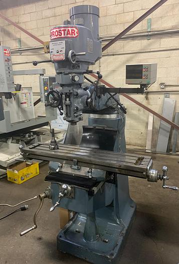 Used 9" x 42" PROSTAR VERTICAL MILLING MACHINE