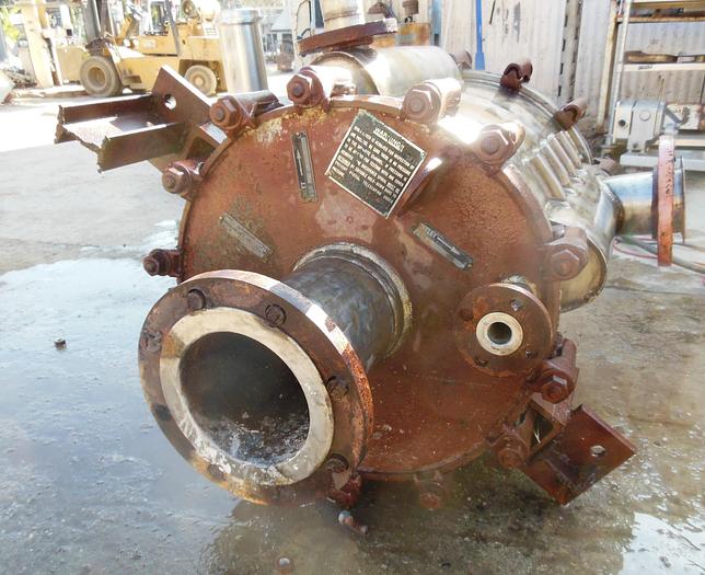 Used Heat Exchanger, Spiral, 90 SF, American Heat Reclaiming, S/st, 75 PSI, #S742581