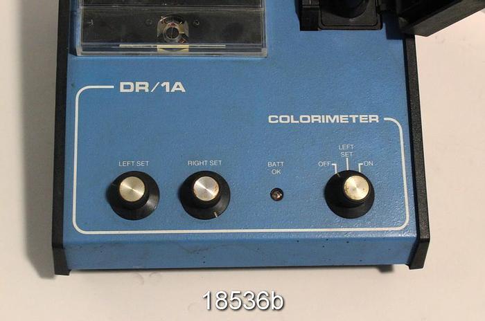 Used Hach DR-1A Colorimeter, 42600 #18536