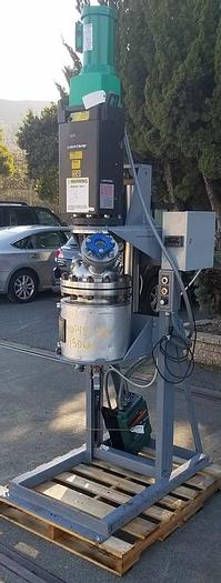 Used Reactor, 5 Gallon, S/st, Arrow Tank, 50 PSI, Jkt, Agit, #S742710