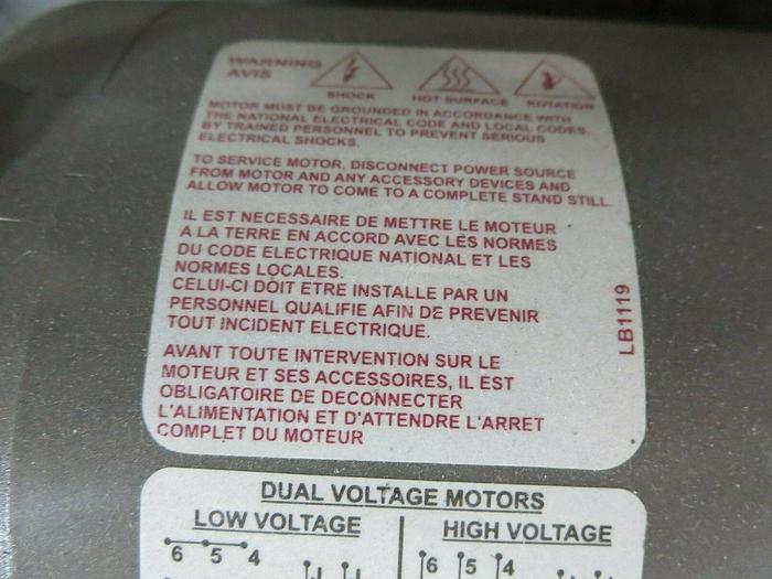 Used Baldor & Hydra-Cell Inverter Drive Motor