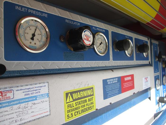 Used 2011 Bauer T-Com25H Compressor Mobile Breathing Air Trailer