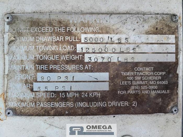 Used 2000 Tiger TIG-50 Baggage Tractor.