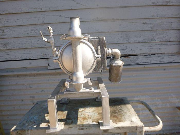 Used Pump, Diaphragm, 1.5", 316 S/st, Wilden, Mdl M4, 73 GPM, B #S744181