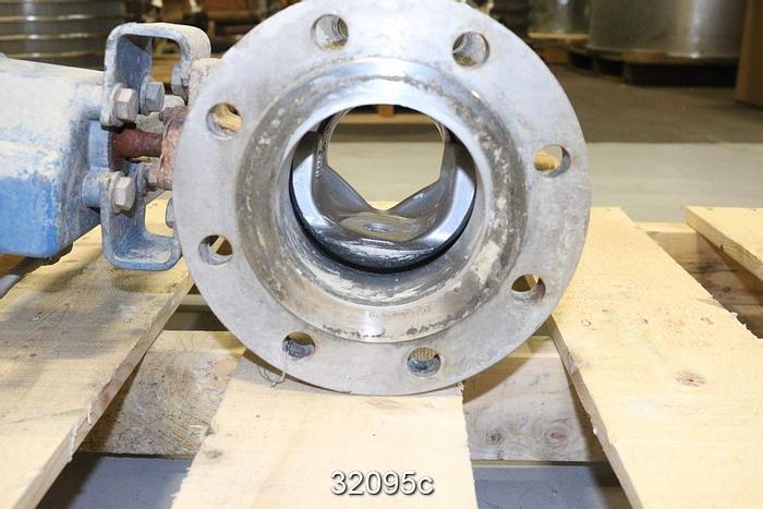 Used Neles Jamesbury R21C A04 CCJDV 4" V-Ball Control Valve #32095