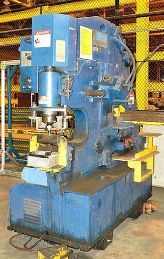 1986 HILL ACME 4A 70 TON UNIVERSAL HYDRAULIC IRONWORKER