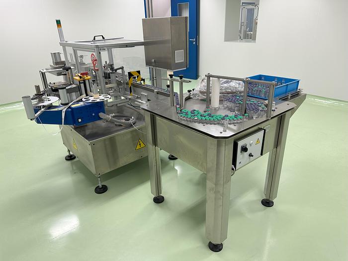 Used 2013 Steriline complete Vial Filling & Packaging Line – In 'As New' condition - Installed but UNUSED RA-V