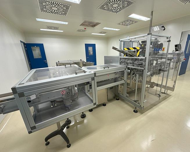 Used 2013 Steriline complete Vial Filling & Packaging Line – In 'As New' condition - Installed but UNUSED RA-V