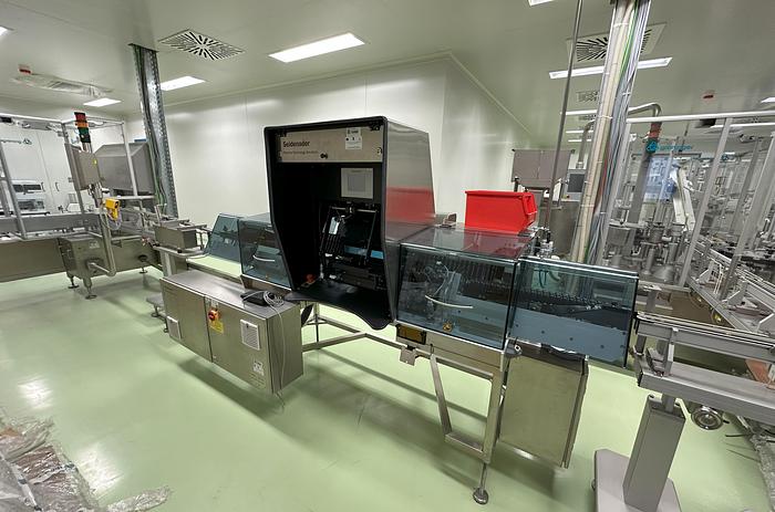 Used 2013 Groninger complete Syringe Filling & Packaging Line – In 'As New' condition - Installed but UNUSED DFVN 2005, WFM100, LFI, MWU010, MA 100S, SMKEB 3000