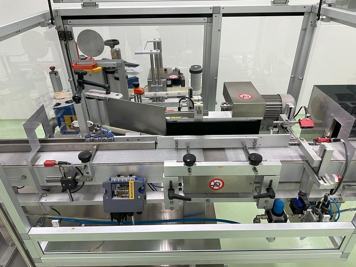 Used 2013 Steriline complete Vial Filling & Packaging Line – In 'As New' condition - Installed but UNUSED RA-V