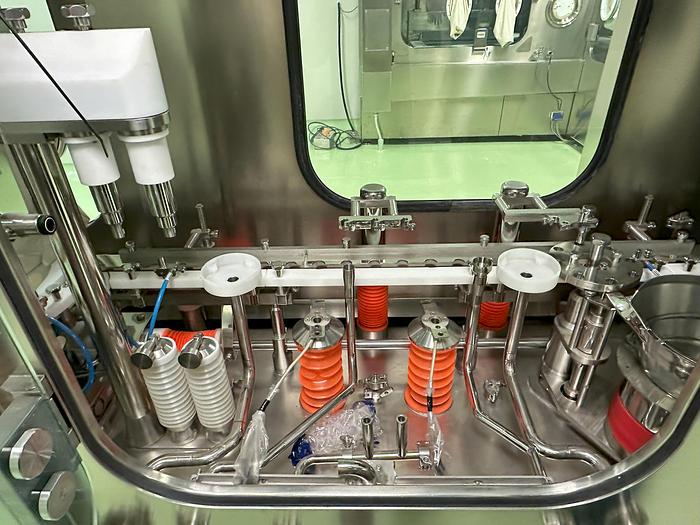 Used 2013 Steriline complete Vial Filling & Packaging Line – In 'As New' condition - Installed but UNUSED RA-V
